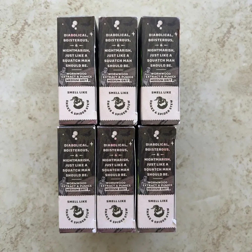 6 pk DR. SQUATCH Halloween Natural Bar Soap Limited Edition Oogie Boogie's Brew